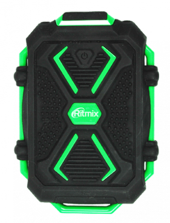 Зарядное устройство Ritmix RPB-10407LST, черно-зеленое