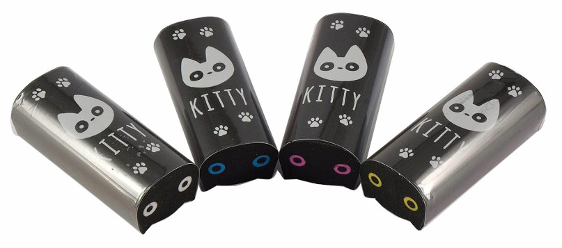 Ластик Bruno Visconti HappyGraphix Cats (термопластичная резина) 23×55×18 мм, ассорти