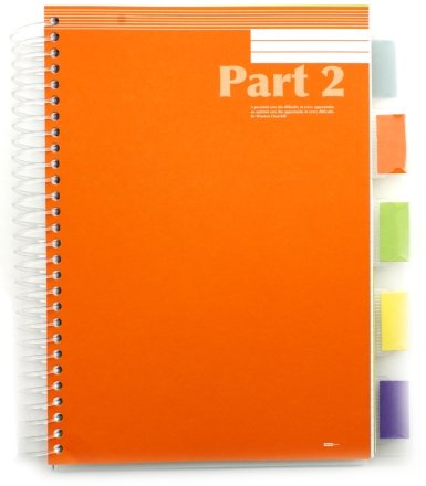 Блокнот с разделителями для записей Ultimate Basics, 170*214 мм, 150 л., клетка, цвета обложки ассорти (цена за 1 шт.)