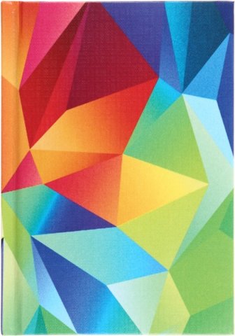 Книжка записная «Проф-пресс», 103*148 мм, 96 л., клетка, «Цветной геометрический узор»