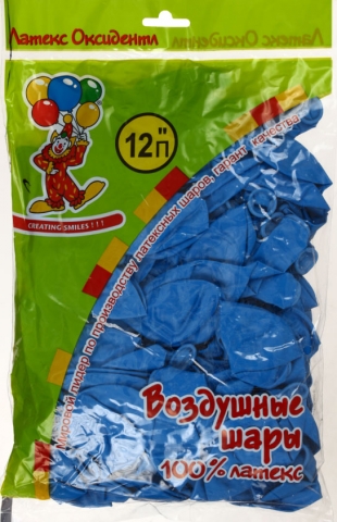 Шары воздушные «ПатиБум», 100 шт., 12"/30 см, круглые, пастель, синие Шары воздушные «ПатиБум», 100 шт., 12"/30 см, круглые, пастель, синие