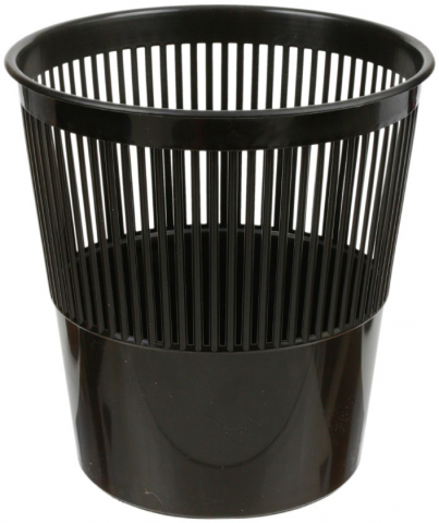 Корзина для бумаг сетчатая Brauberg Standard, 9 л, черная Корзина для бумаг сетчатая Brauberg Standard, 9 л, черная