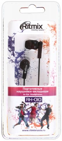 Наушники Ritmix RH-010, черные