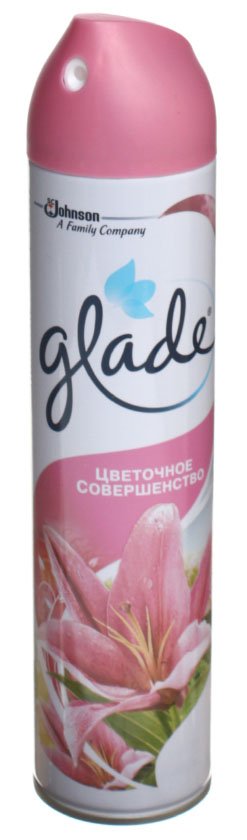 Освежитель воздуха Glade , 300 мл, «Цветочное совершенство» Освежитель воздуха Glade , 300 мл, «Цветочное совершенство»