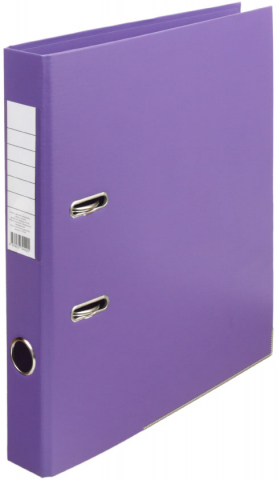 Папка-регистратор Attache Standart с двусторонним ПВХ-покрытием, корешок 50 мм, фиолетовый