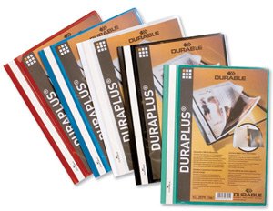 Папка-скоросшиватель пластиковая А4+ Duraplus Durable Папка-скоросшиватель пластиковая А4+ Duraplus Durable