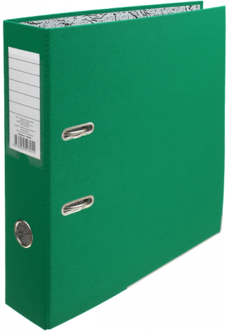 Папка-регистратор «Эко» с односторонним ПВХ-покрытием корешок 70 мм, темно-зеленый Папка-регистратор «Эко» с односторонним ПВХ-покрытием корешок 70 мм, темно-зеленый