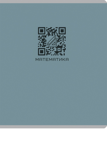 Тетрадь предметная А5, 48 л. на скобе Qr-код 162×202 мм, клетка, «Математика» Тетрадь предметная А5, 48 л. на скобе Qr-код 162×202 мм, клетка, «Математика»