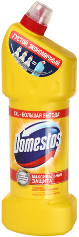 Средство для мытья сантехники Domestos, 1500 мл, «Лимонная свежесть», гель Средство для мытья сантехники Domestos, 1500 мл, «Лимонная свежесть», гель