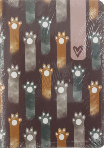 Тетрадь школьная А5, 40 л. сшивка №1 School, 2 шт., 145*205 мм, клетка, «Лапки» Тетрадь школьная А5, 40 л. сшивка №1 School, 2 шт., 145*205 мм, клетка, «Лапки»