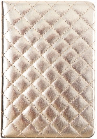 Ежедневник недатированный «Сариф», 97*143 мм, 144 л., золотистый металлик