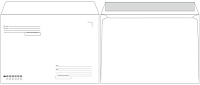 Конверт почтовый 114*162 мм (C6), силикон, с подсказкой «Кому-куда» Конверт почтовый 114*162 мм (C6), силикон, с подсказкой «Кому-куда»