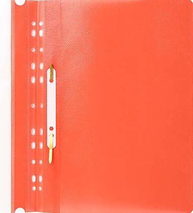 Папка-скоросшиватель пластиковая А4 Sponsor 320, толщина пластика 0,16 мм, красная