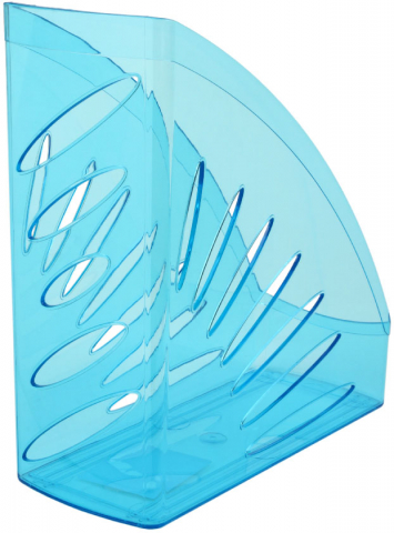 Лоток вертикальный «Стамм. Тропик» 260×245×110 мм, тонированный голубой