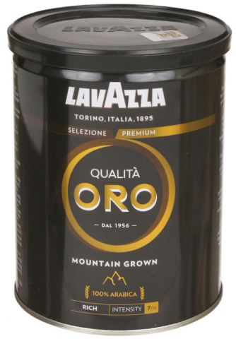 Кофе натуральный молотый Lavazza Qualita Oro, 250 г, среднеобжаренный, Mountain Grown