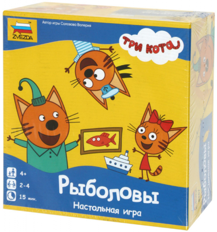 Игра настольная «Три кота», «Рыболовы», 4+