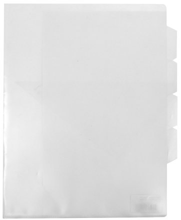 Папка-уголок пластиковая с 3 отделениями inФормат А4+ , толщина пластика 0,15 мм, прозрачная