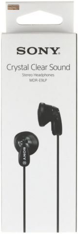 Наушники Sony MDR-E9LP, черные Наушники Sony MDR-E9LP, черные