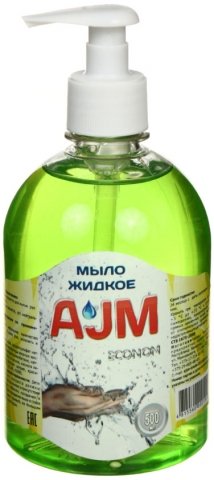 Мыло жидкое AJM Econom, 500 мл, с дозатором