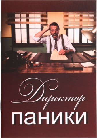 Книжка записная «Проф-пресс», 100*140 мм, 32 л., клетка, «Директор паники-2»