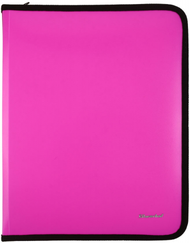 Папка для тетрадей А4 Silwerhof Neon, 250*320*25 мм, розовая