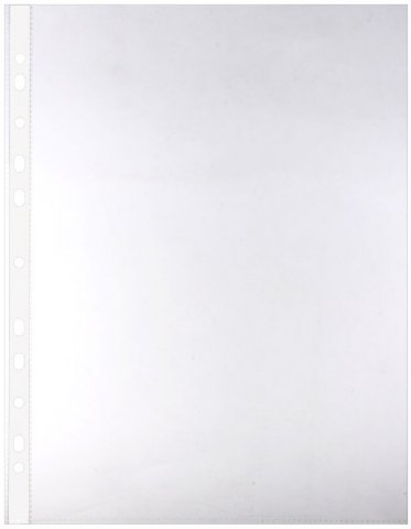 Файл А4 перфорированный «Кашин пластик», 30 мкм, гладкий, глянцевый (цена за 1 упаковку — 100 шт.)