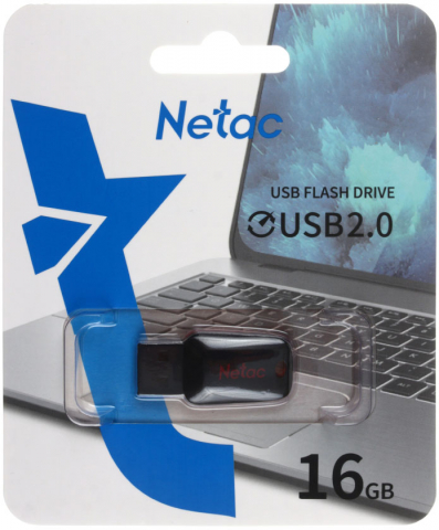 Флеш-накопитель Netac U197 (2.0), 16 Gb, корпус черный Флеш-накопитель Netac U197 (2.0), 16 Gb, корпус черный