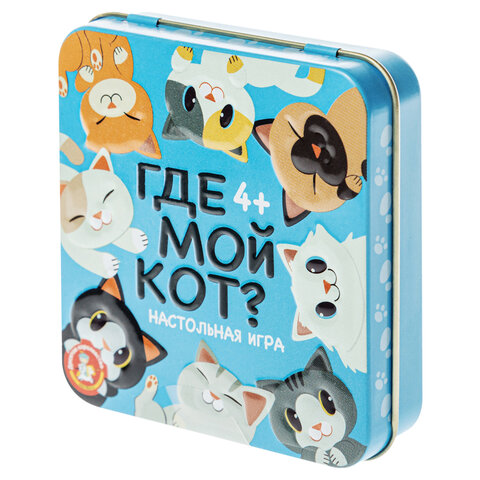Игра настольная «Где мой кот?» 4+ Игра настольная «Где мой кот?» 4+