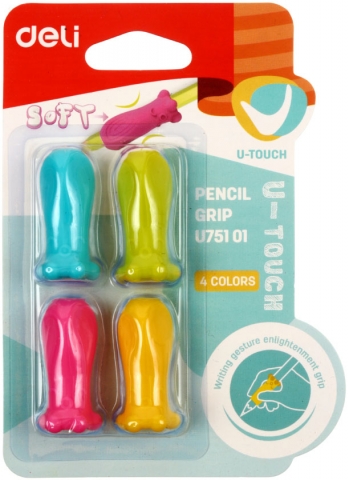 Набор держателей для карандаша и ручки Deli, 4 шт., ассорти