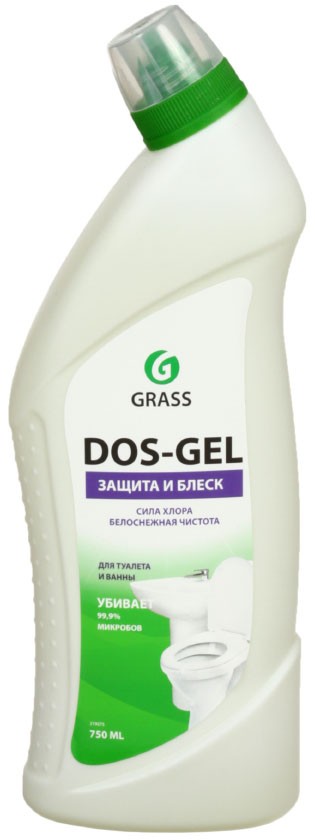 Средство моющее для туалетных и ванных комнат Grass Dos-Gel, 750 мл