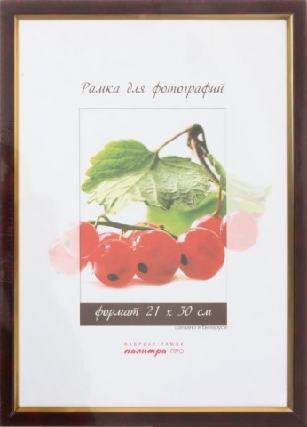 Фоторамка пластиковая «Палитра», 21*30 см, бордо, мрамор Фоторамка пластиковая «Палитра», 21*30 см, бордо, мрамор