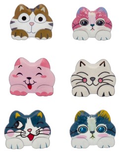 Брошь «Котёнок озорной», 3 см, ассорти