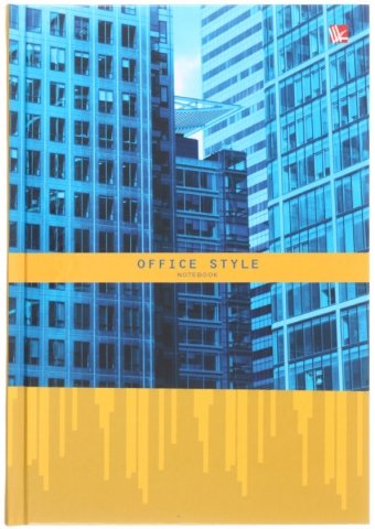 Книжка записная «Офисный стиль», 146*210 мм, 130 л., клетка, «Яркие контрасты»