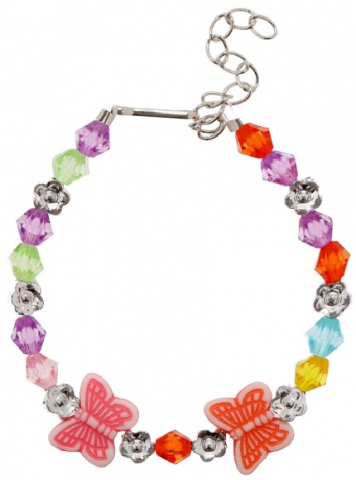 Браслет детский «Выбражулька», «Две бабочки», ассорти