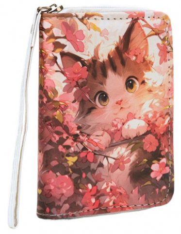 Кошелек детский на молнии 07-01-13/ 07-01-07, 12,5*1,5*9 см, «Кот 5»