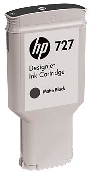 Картридж HP C1Q12A (№727), ресурс 300 страниц, черный матовый