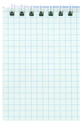 Блокнот на гребне Sponsor, 100*150 мм, 40 л., клетка, синий