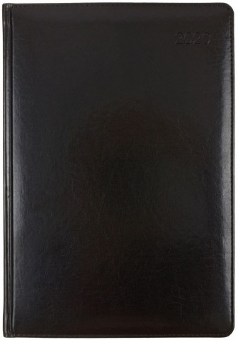 Ежедневник датированный на 2020 год Berlingo Silver Pristine (В5), 170*245 мм, 184 л., черный