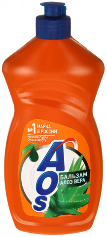 Средство для мытья посуды AOS 450 мл, «Алоэ вера» Средство для мытья посуды AOS 450 мл, «Алоэ вера»