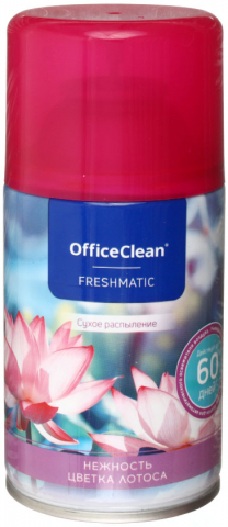 Сменный баллон к освежителю воздуха OfficeClean, 250 мл, «Нежность цветка лотоса»