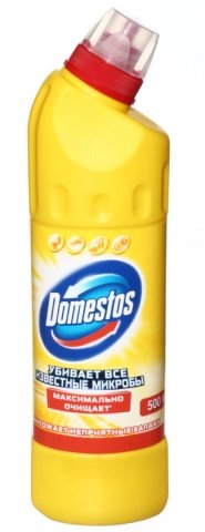 Средство для мытья сантехники Domestos, 500 мл, «Лимонная свежесть»