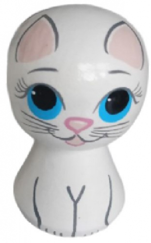 Фигурка деревянная «Кот» 6,5×3,7 см
