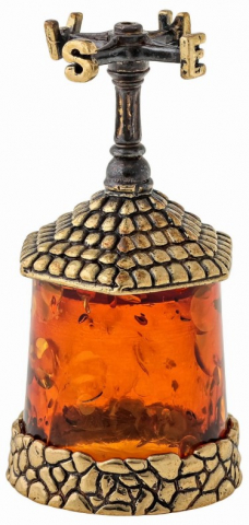 Фигура сувенирная «Башня под Флюгер», 30*60 мм (коньячный) Фигура сувенирная «Башня под Флюгер», 30*60 мм (коньячный)