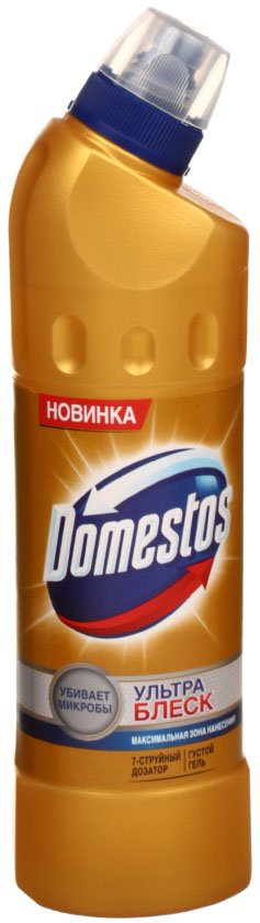 Средство чистящее для унитаза Domestos , 500 мл, «Ультра Блеск» Средство чистящее для унитаза Domestos , 500 мл, «Ультра Блеск»