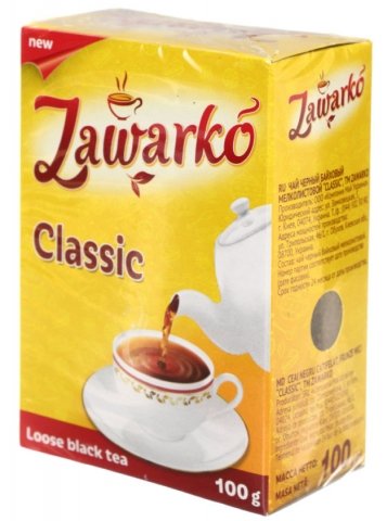 Чай Zawarko, 100 г, Classic, чай черный