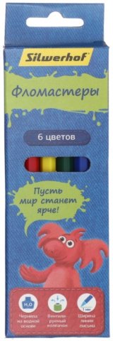 Фломастеры «Джинсовая коллекция», 6 цветов, толщина линии 1 мм, вентилируемый колпачок