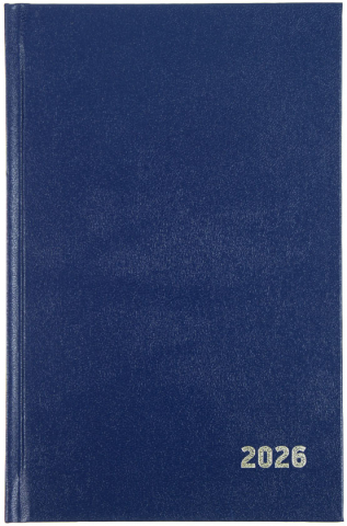 Ежедневник датированный на 2026 год BG 135×205 мм, 168 л., синий Ежедневник датированный на 2026 год BG 135×205 мм, 168 л., синий