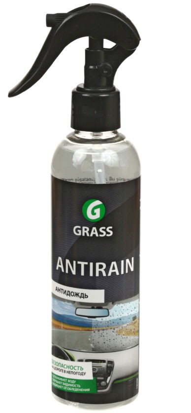 Средство для стекол и зеркал Grass «Антидождь» , 250 мл Средство для стекол и зеркал Grass «Антидождь» , 250 мл