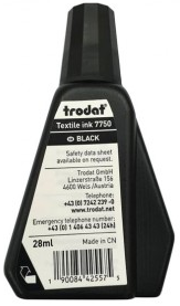 Краска для текстиля Trodat 7750, 28 мл, черная