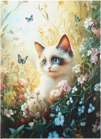 Книжка записная «Бизнес-блокнот» BG А4 (80 л.), 215*295 мм, 80 л., клетка, «На прогулке»